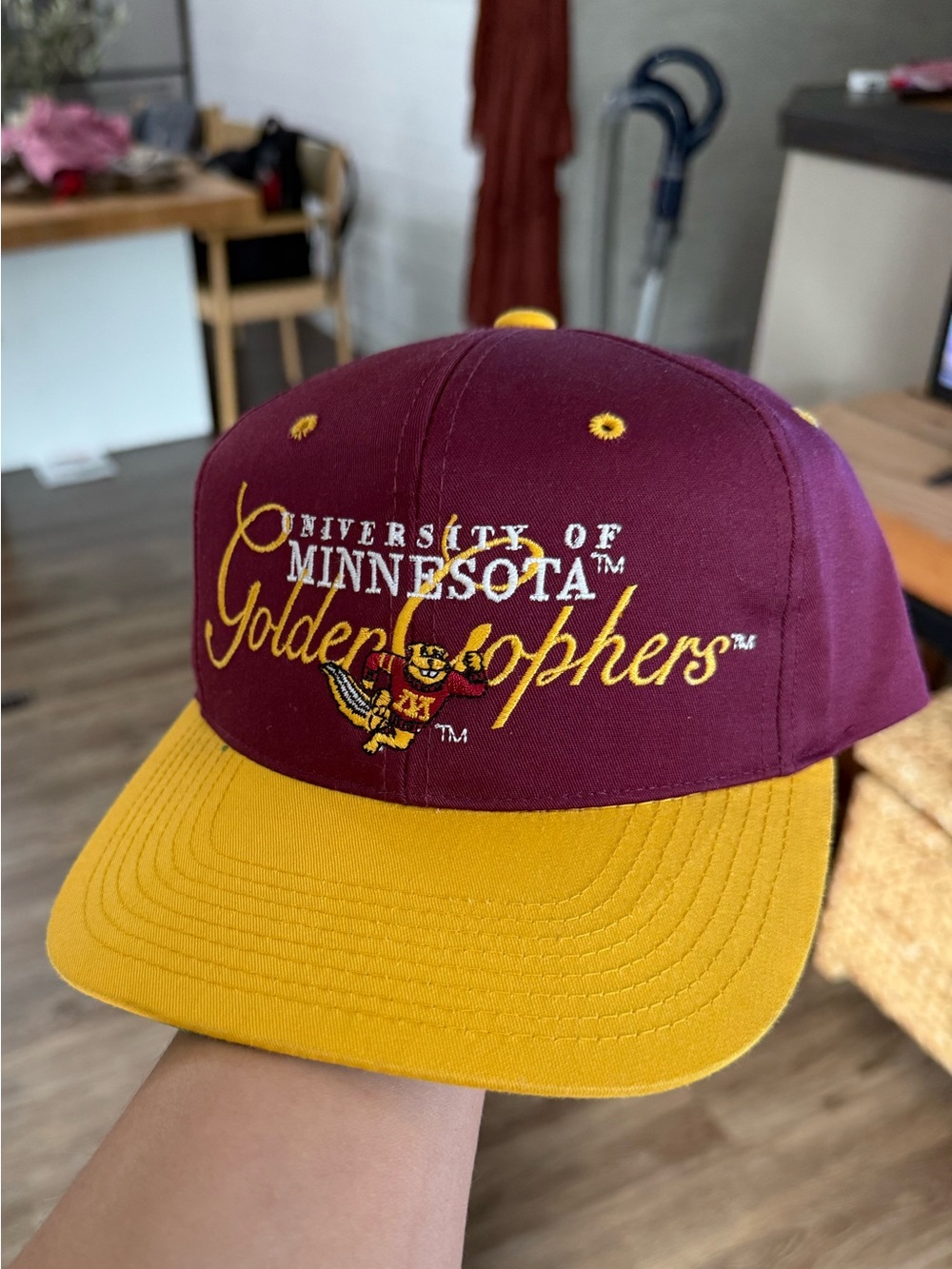 Signature Maroon and Gold University of Minnesota Golden Gophers Snapback Hat